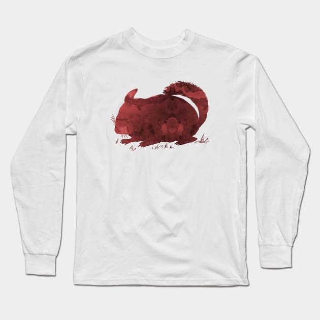 Chinchilla Long Sleeve T-Shirt by BittenByErmines